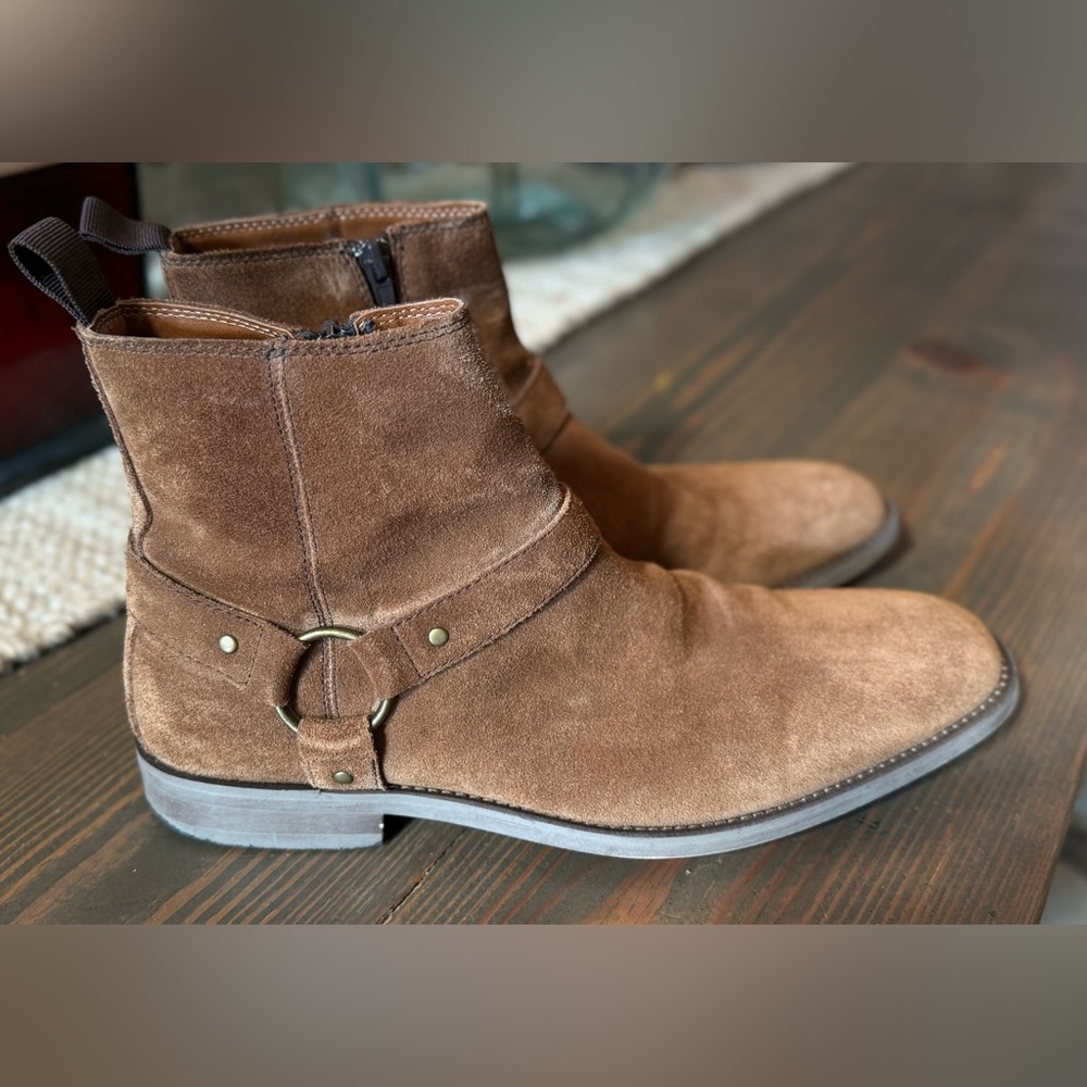 Men's Brown Suede Ankle Boots